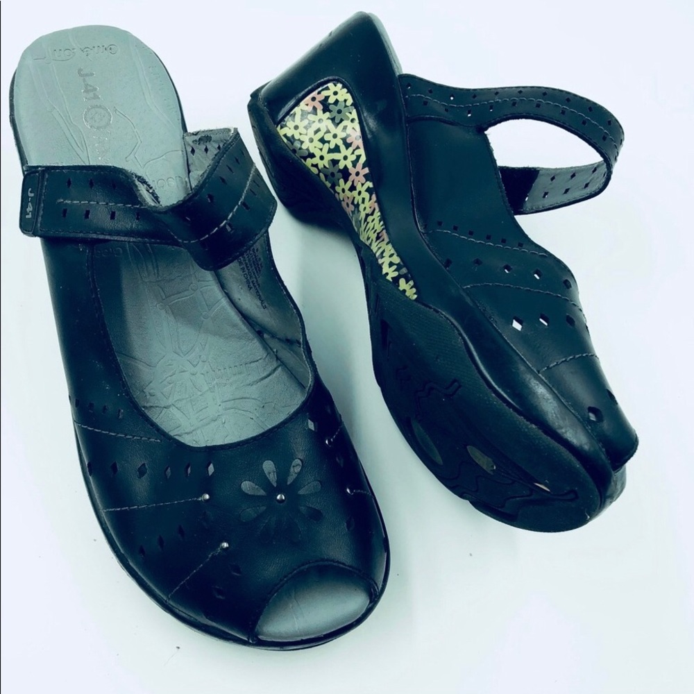 Black Jambu open-toe shoes